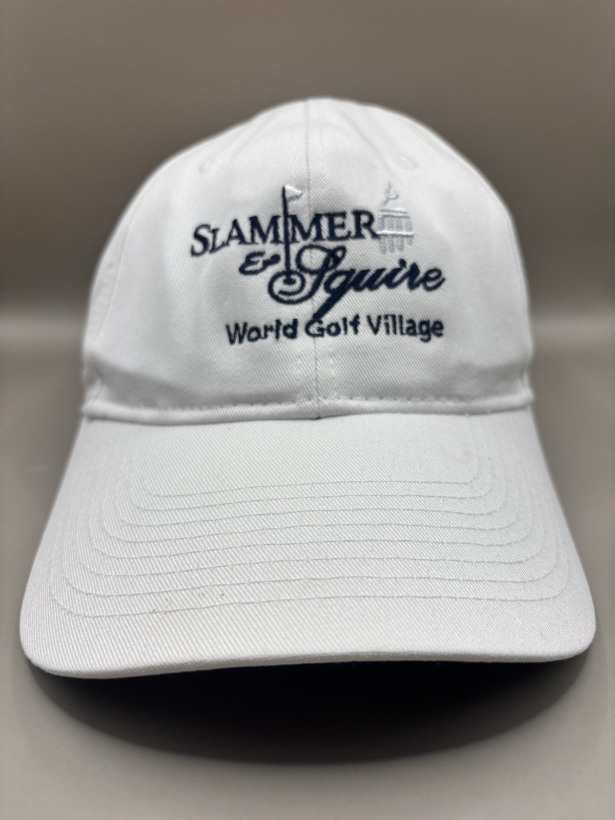 Slammer Squire Golf Hat Cap Strapback White St Augustine Outdoor