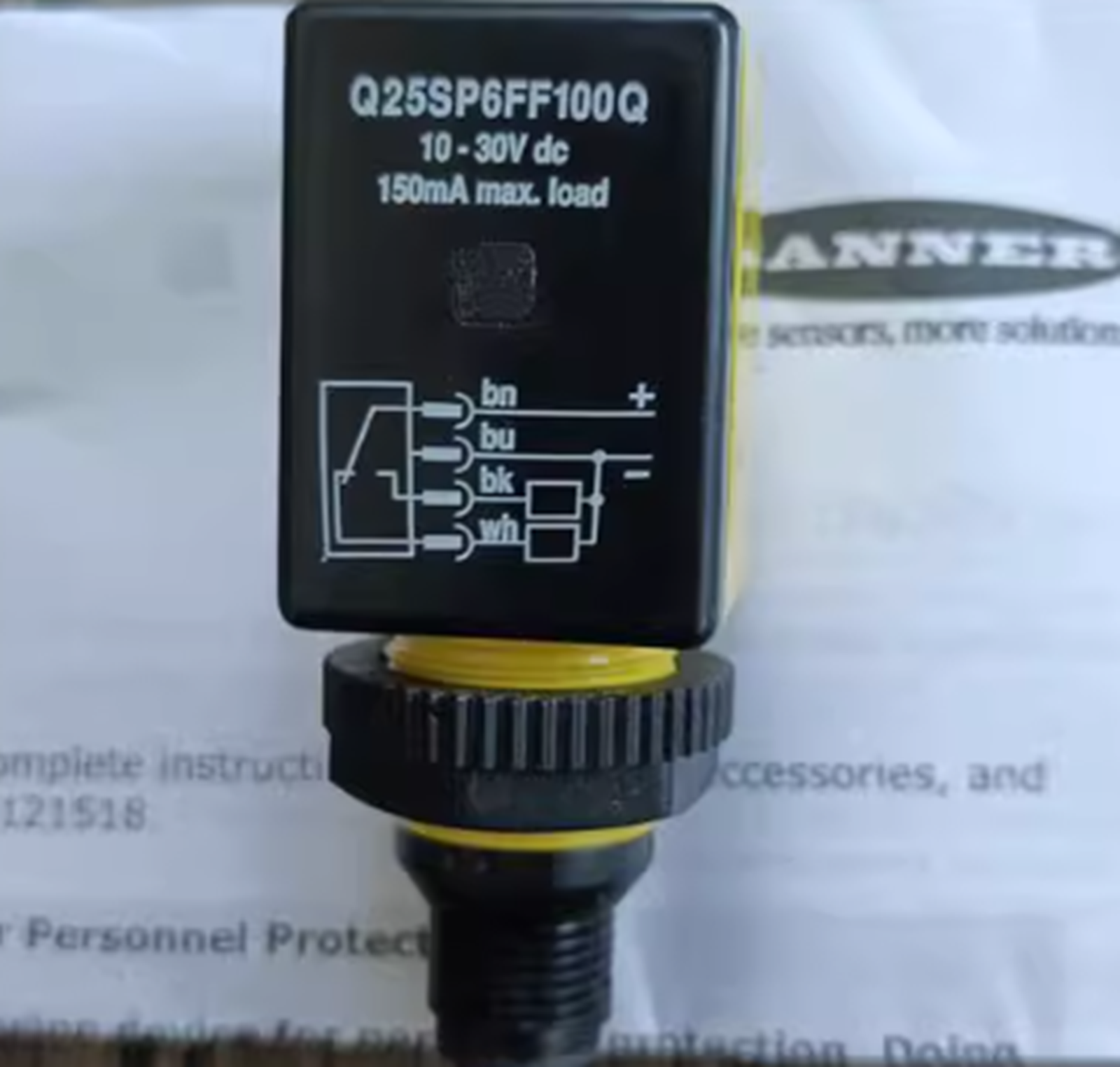 NEW Banner Q25SP6FF100Q Module