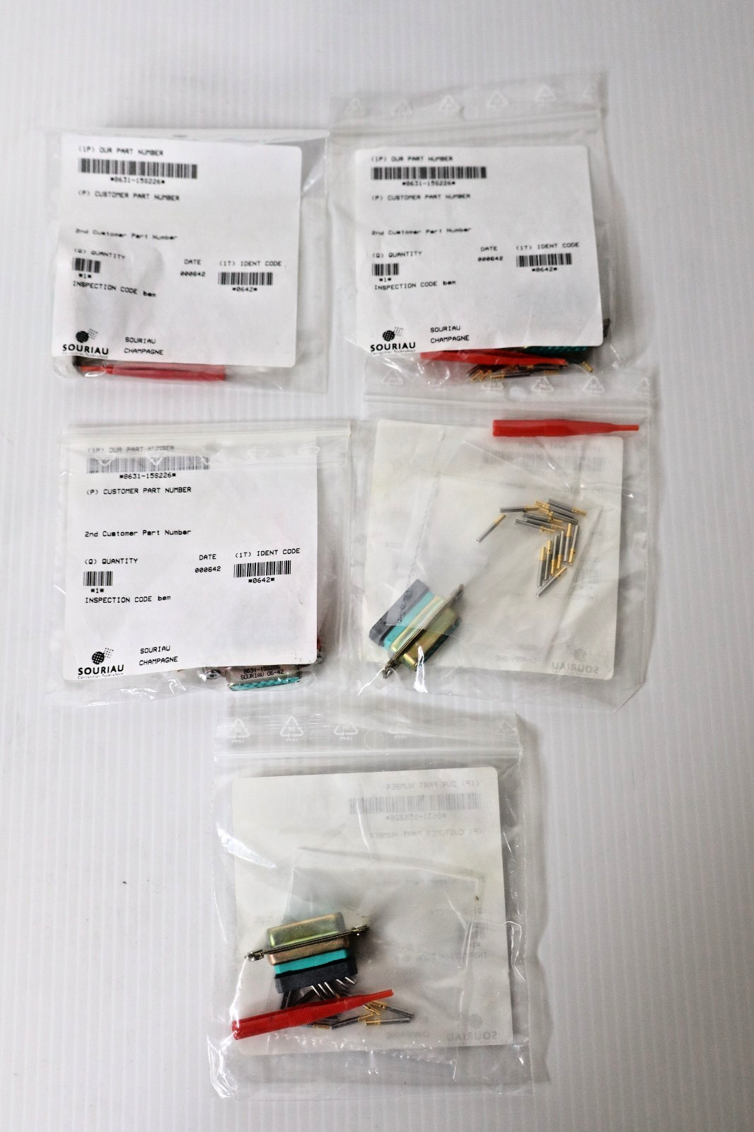 Souriau 8631-15S226 Connector Assy (5 Available)