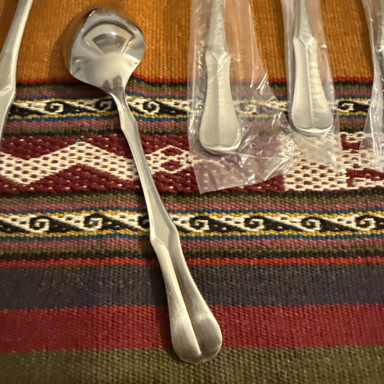 Vtg 50 Pc Brand New National Stainless Flatware 8 Settings NF27 Pattern Olaf
