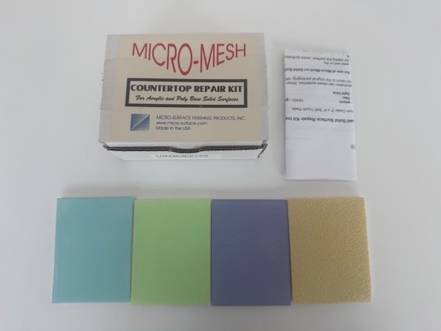 micro mesh countertop corian repair kit