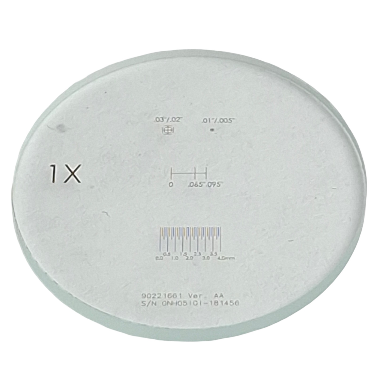 90221661 Microscope Eyepiece Graticule For 1X Magnification, ø30mm Size