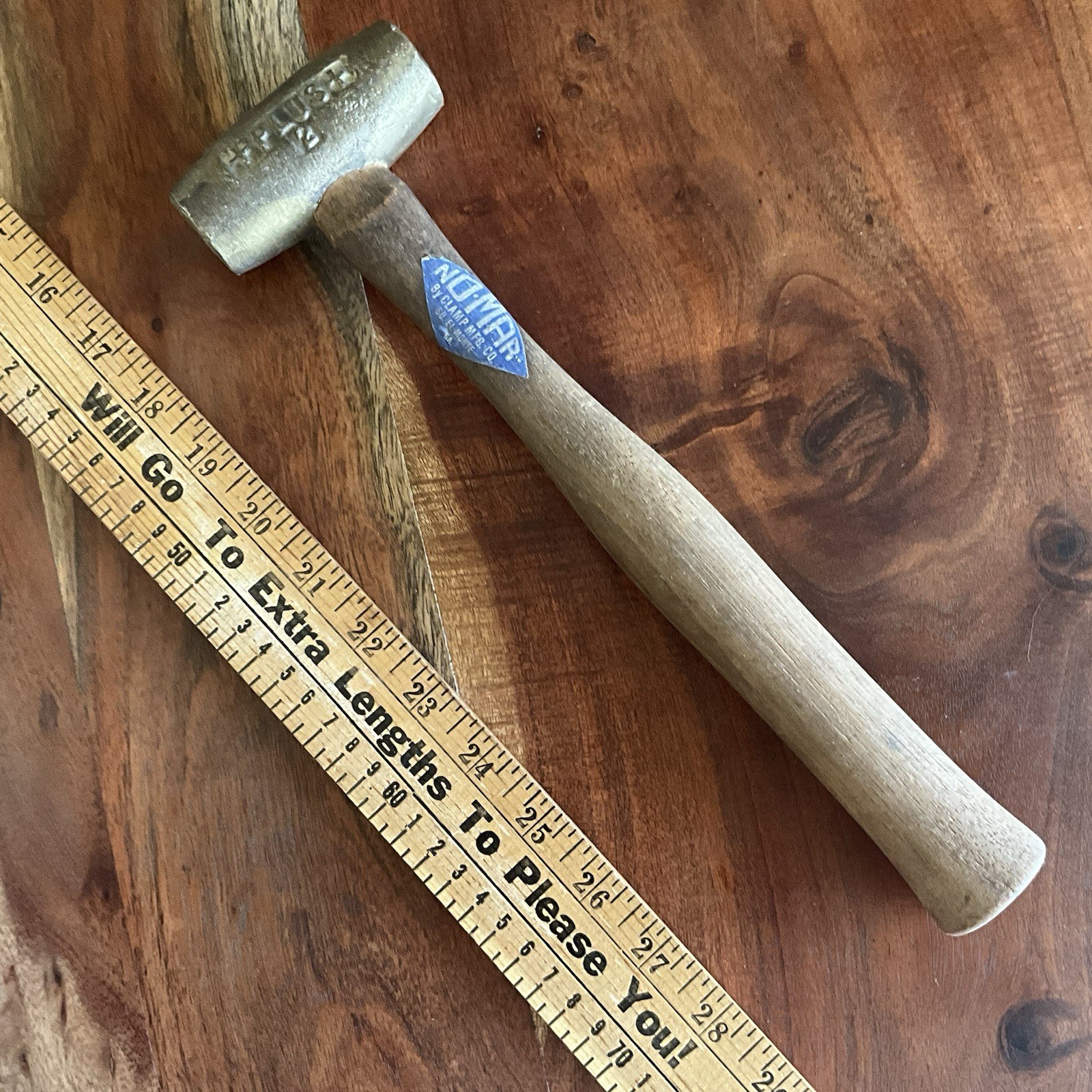 No-Mar Plus Head Hammer 28 Total OZ Made in America