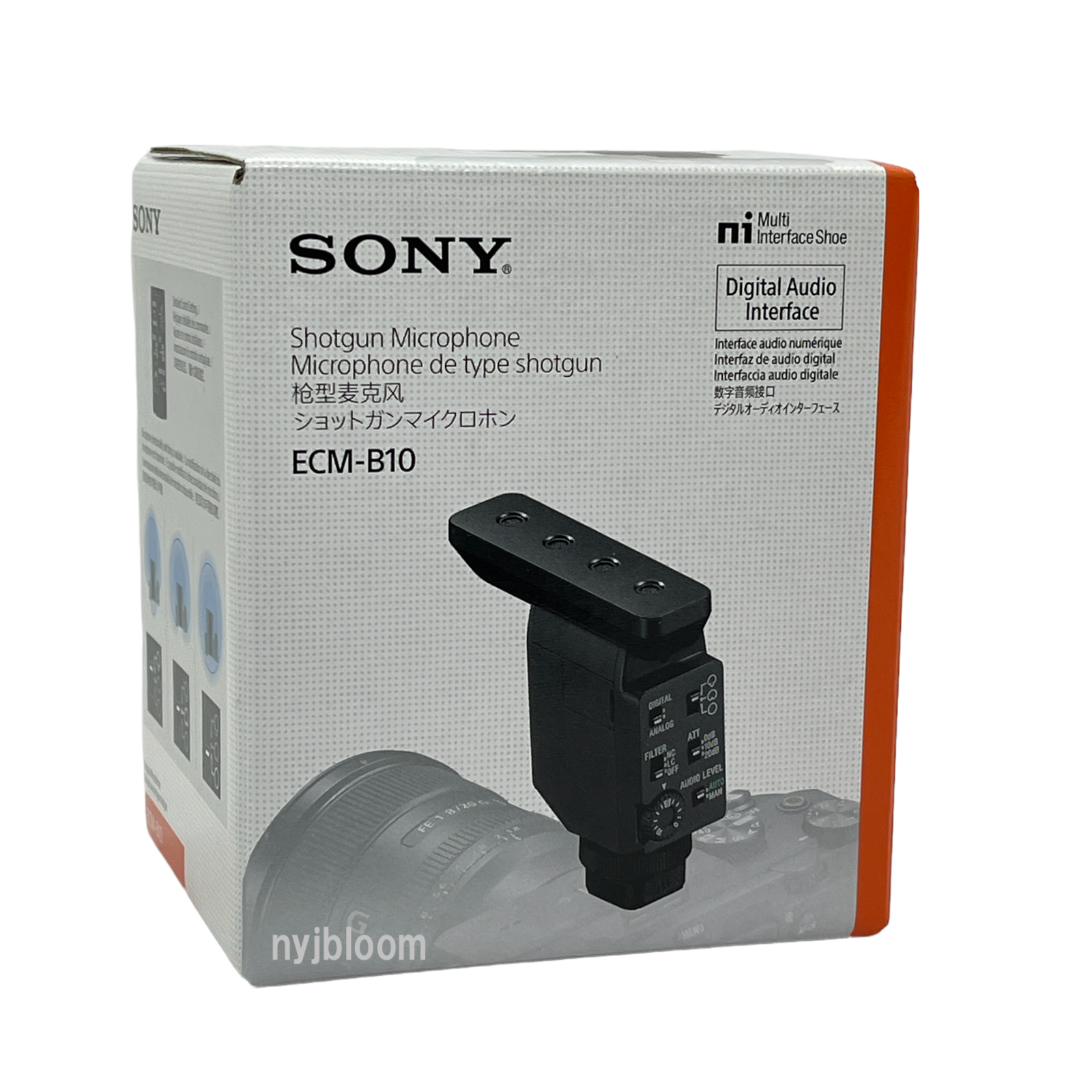 New SONY ECM-B10 Camera-Mount Digital Shotgun Microphone