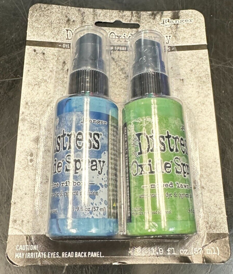 DISTRESS OXIDE SPRAY TSDK79378 (PRIZE RIBBON/ MOWED LAWN)