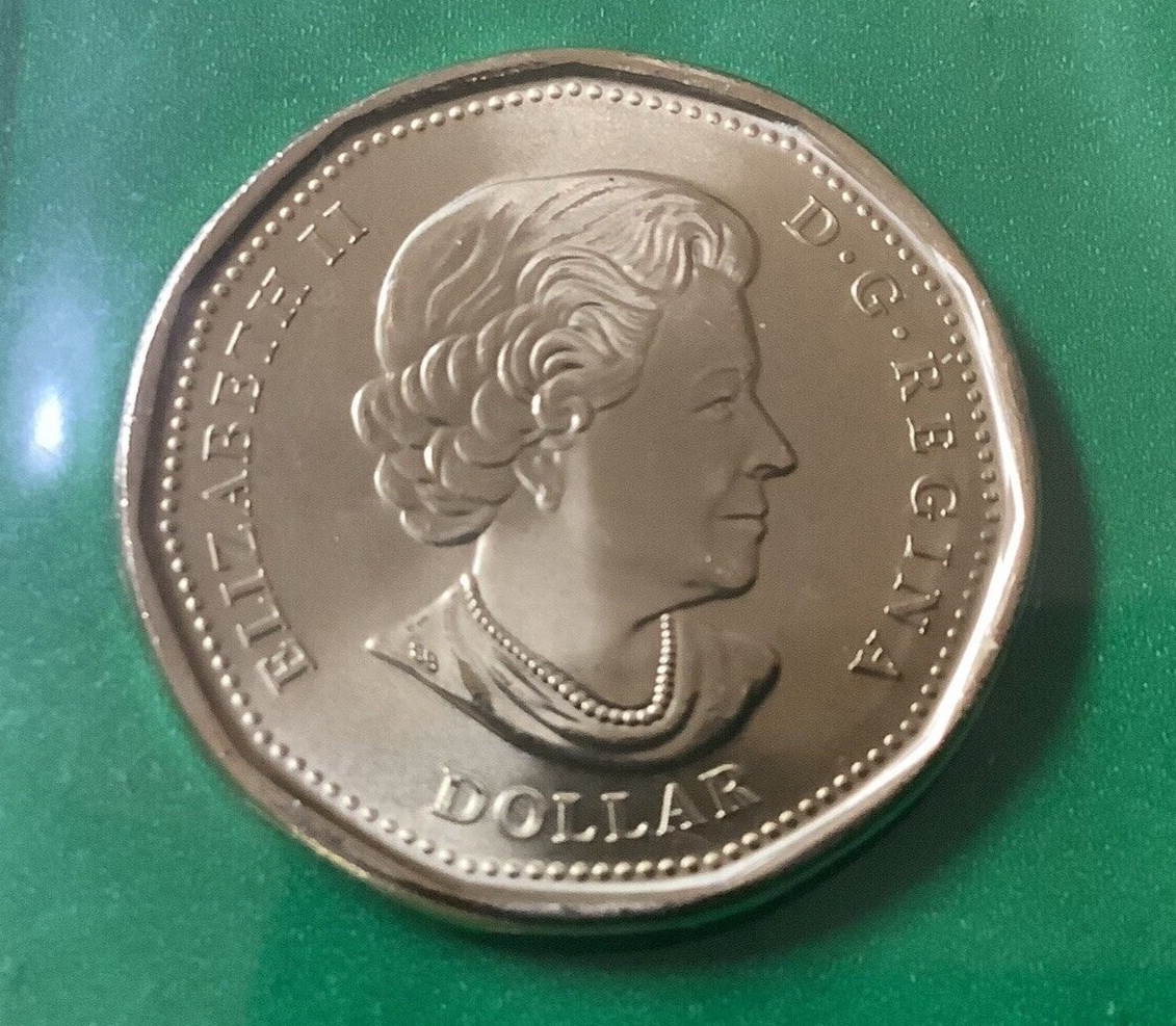 $1 Loonie 2021 Canada 125th Anniversary of the Klondike Gold Rush (Not Colored)