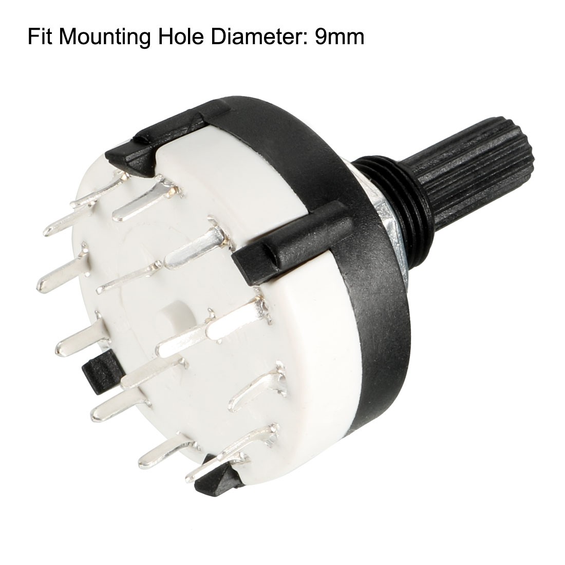 3P4T 3Pole 4 Position Rotary Selector Switch,Single Deck Band