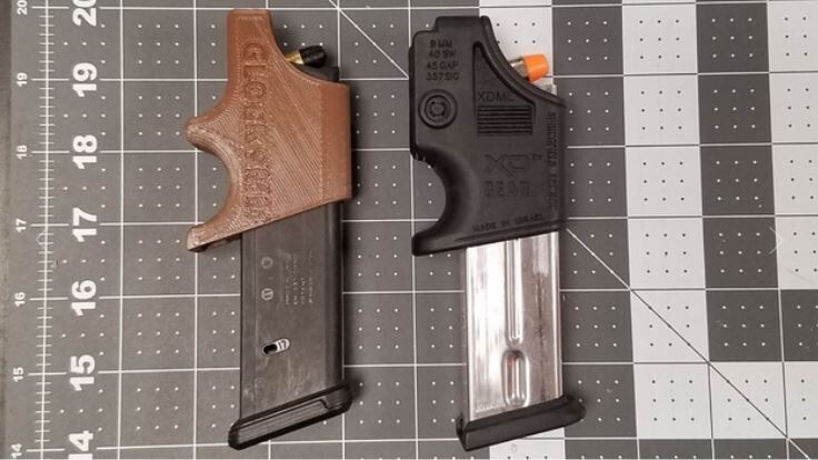 GLOCK SIG S&W 9mm springfield XD style SPEED LOADER - MADE IN THE USA - 2 PACK