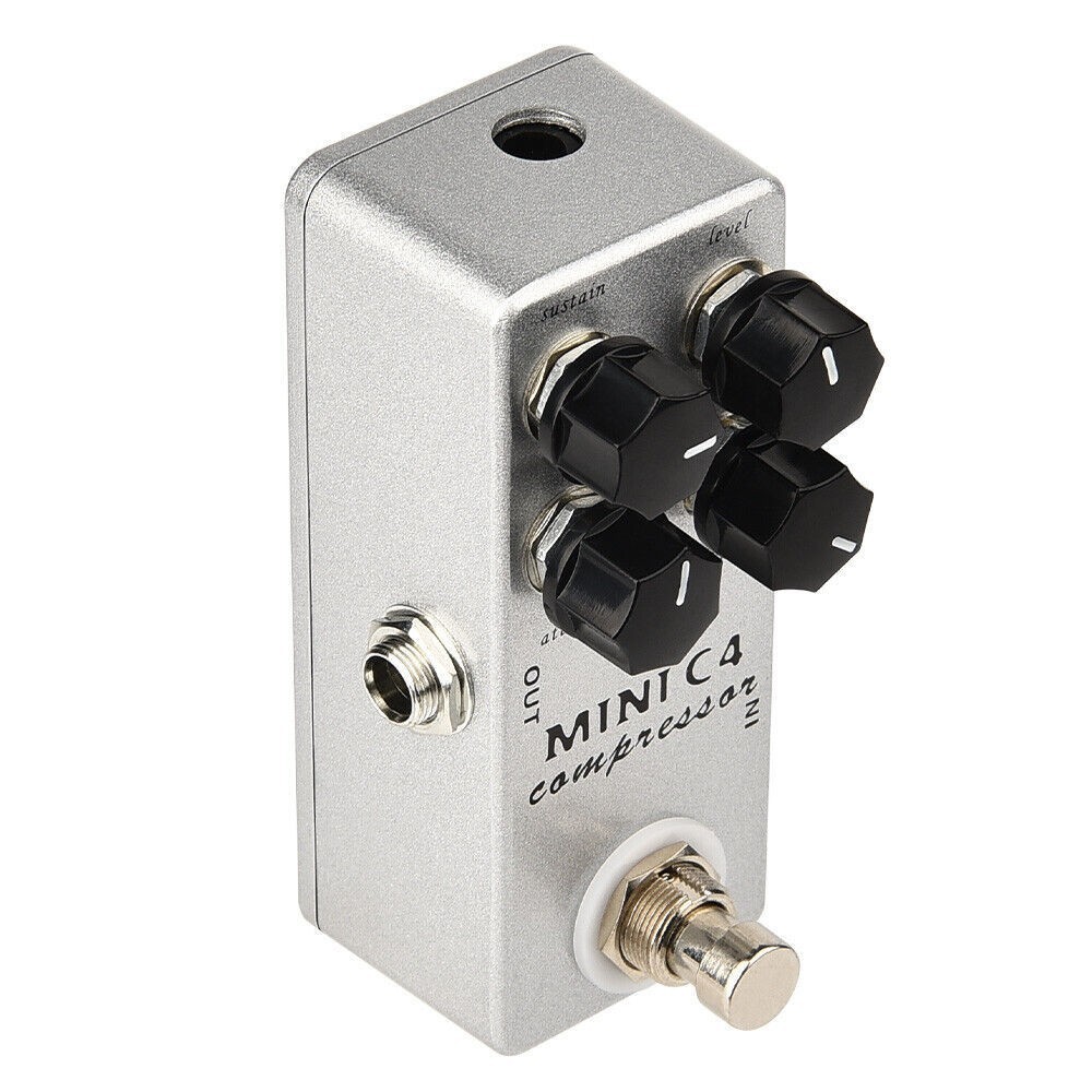 Mosky MINI COMPRESSOR Electric Guitar Effect Pedal Sustain Level Attack Clipping