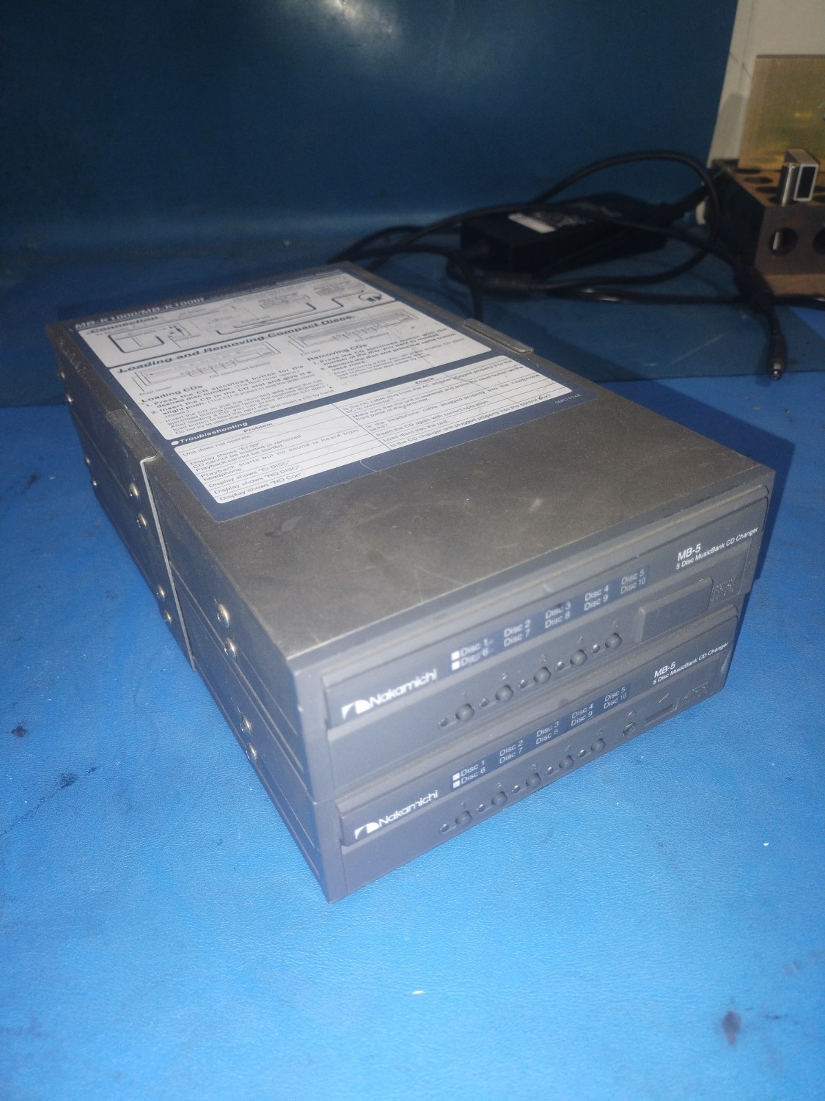 Nakamichi MB-K1000/MB-K1000f CD Sampler