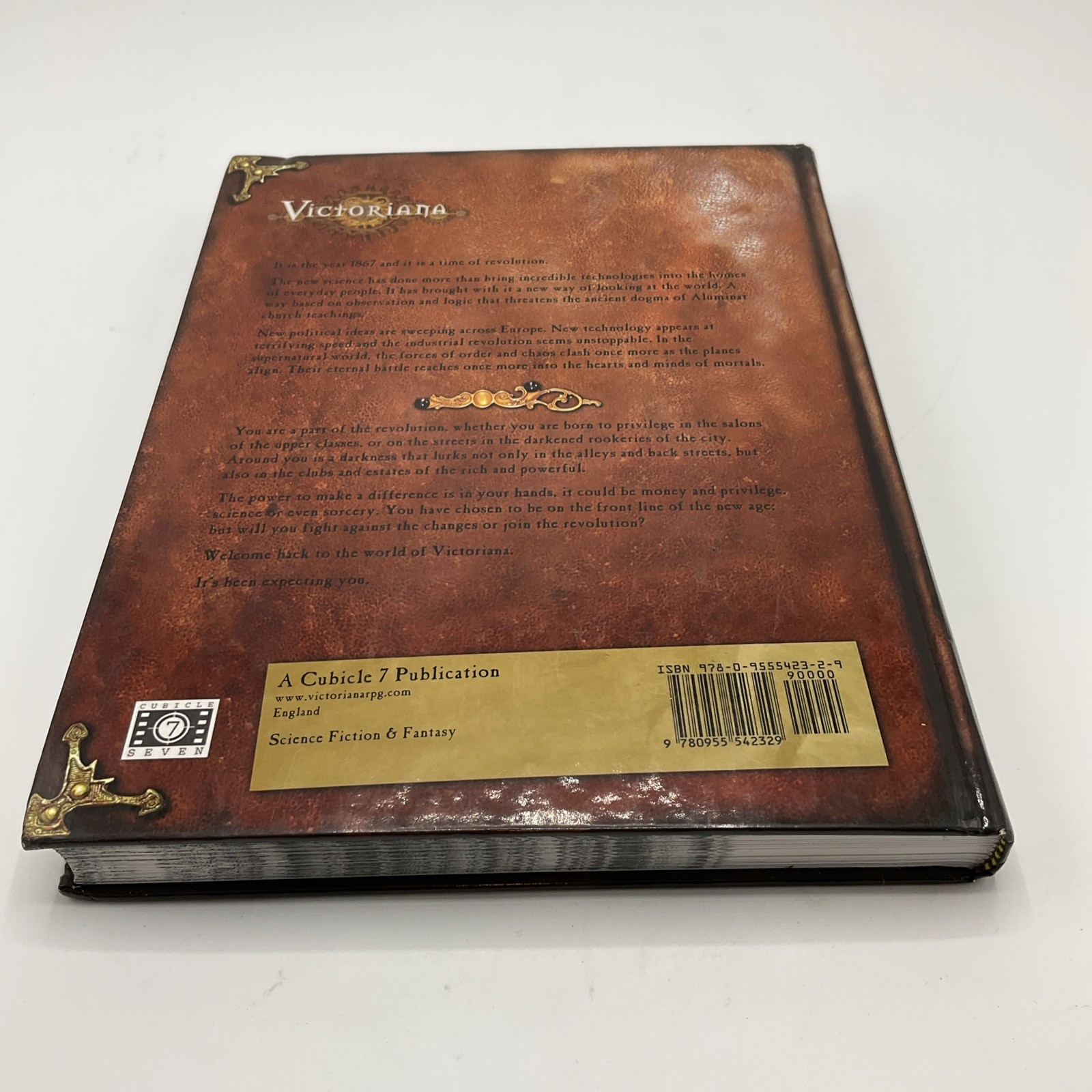 Victoriana - 2nd Edition - Core Rulebook - HC - 2007 - Cubicle Seven Publication