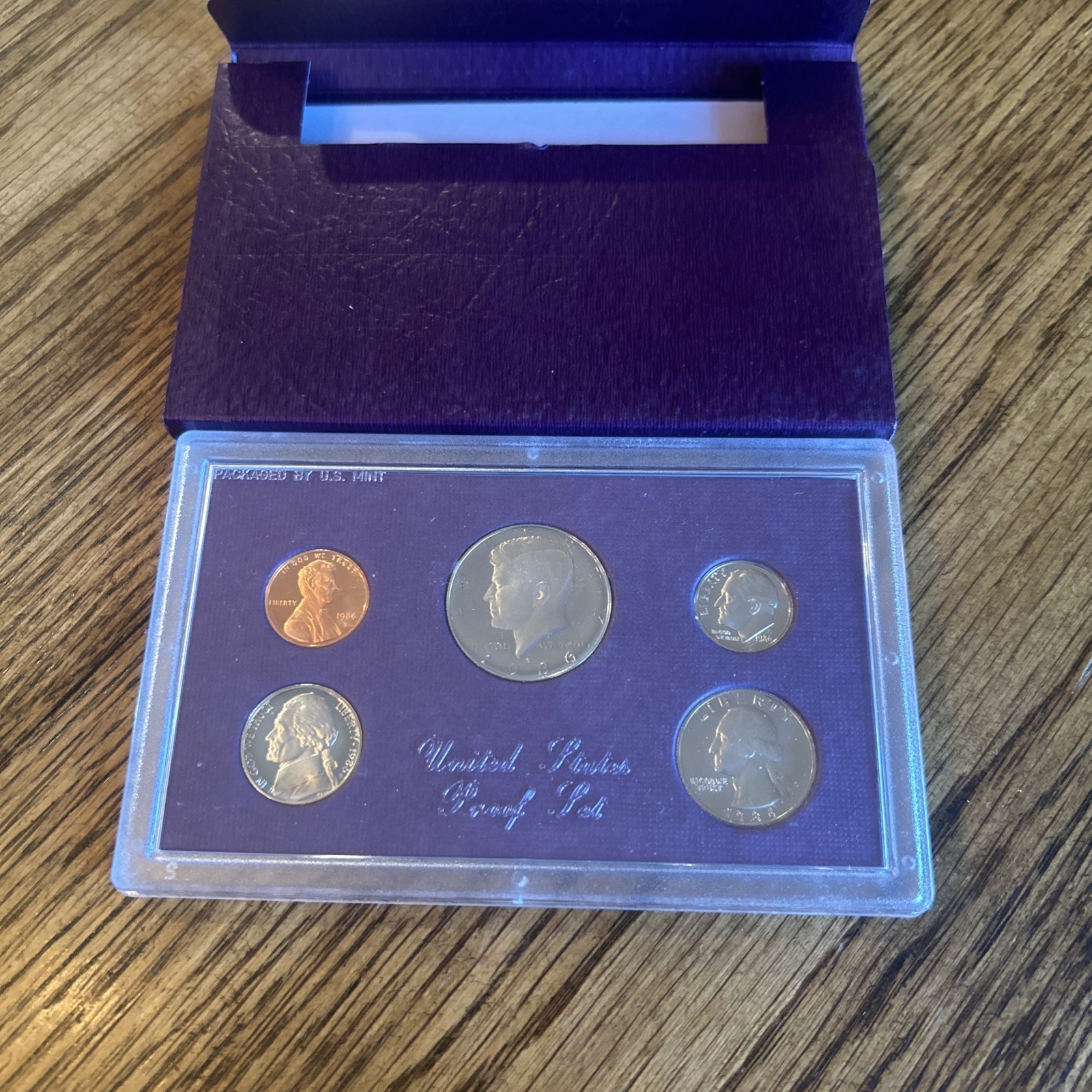1986 Clad Proof Set U.S. Mint Original Government Packaging OGP