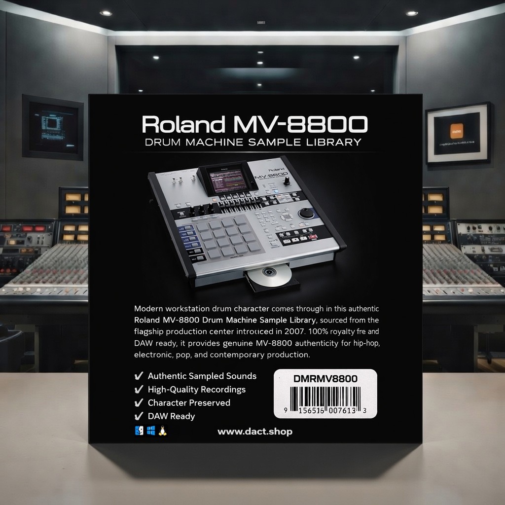 Roland MV-8800 Drum Machine Sample Library