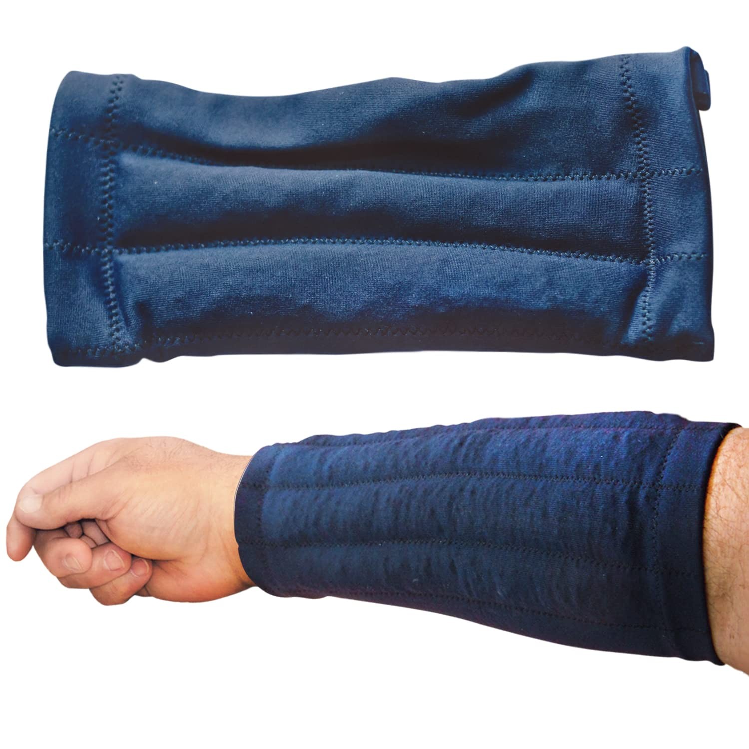 Weighted Compression Sleeve (Size: SMALL,1/2lb. Single) Tremor Control, Stren...