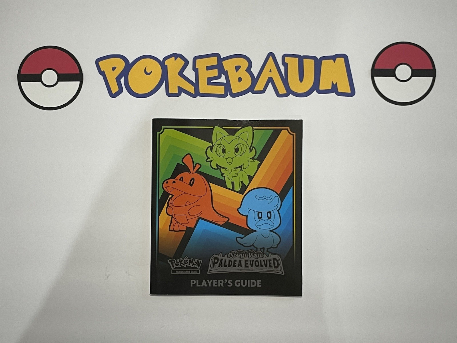 PALDEA EVOLVED Players Guide - Scarlet & Violet - Pokémon TCG ETB Booklet (NEW)