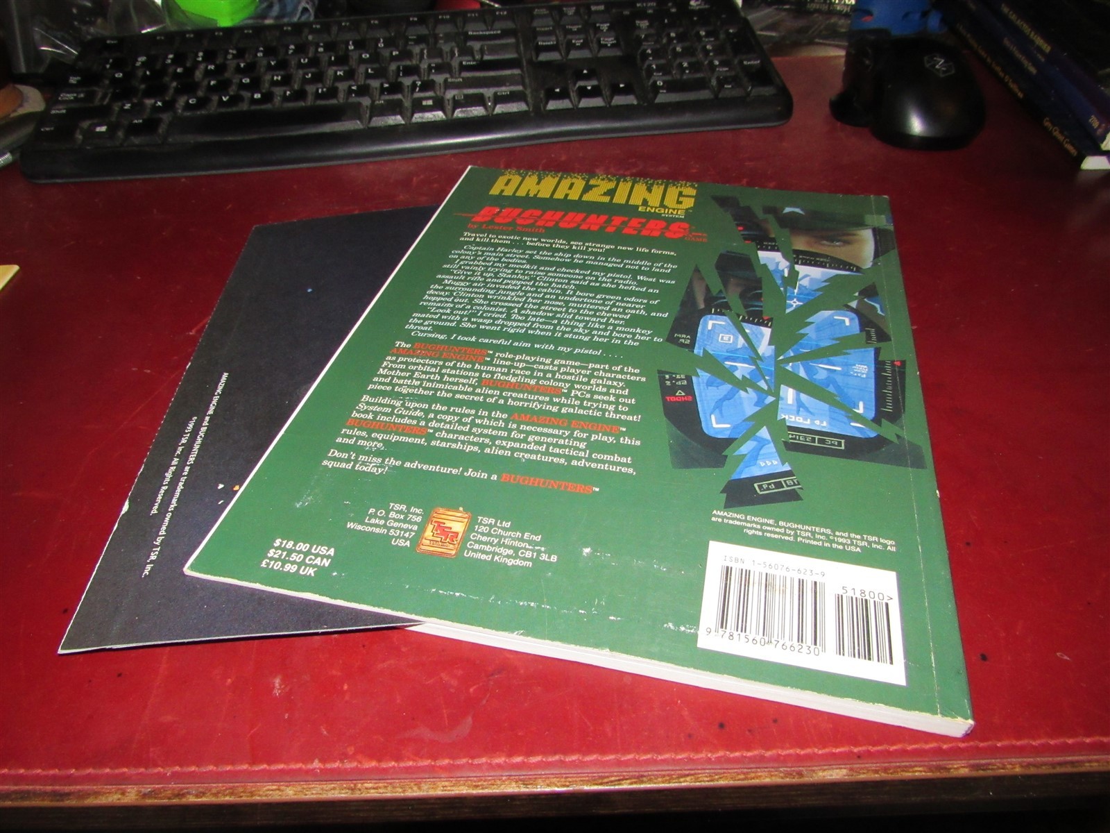 TSR: Amazing Engine: Bughunters Sourcebook with map