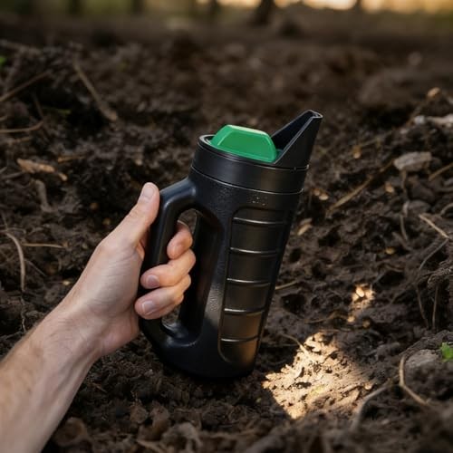 Adjustable Handheld Seed Shaker – Hand Spreader - 90oz Capacity Multi Green