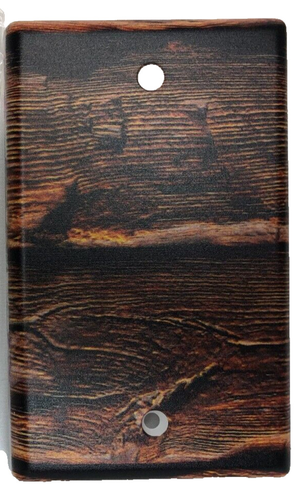 Faux Wooden Texture Blank Wall Cover ~ Set of 2