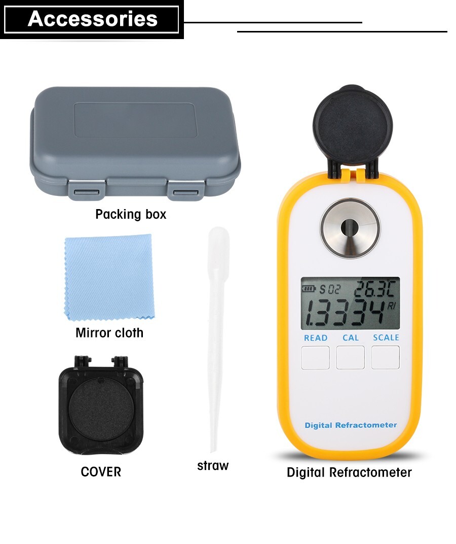 Digital Coffee Refractometer Coffee Concentration Meter Brix TDS Meter 0-30.00%