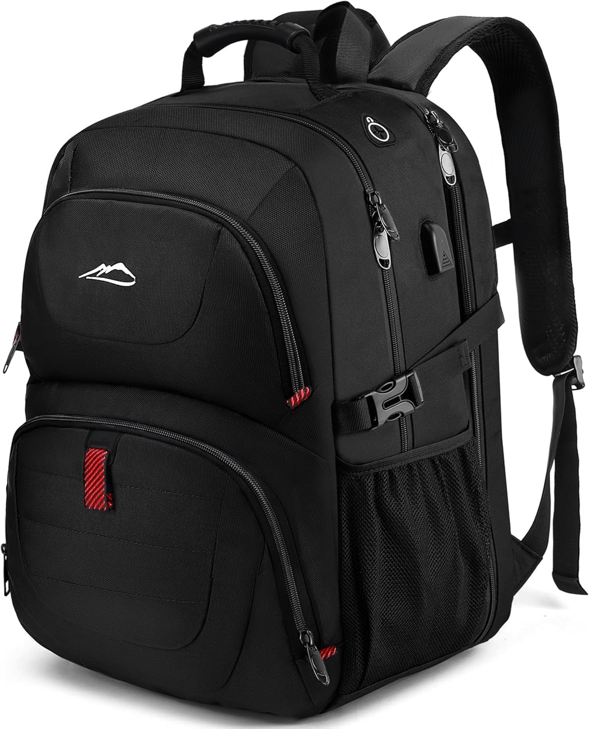 ProEtrade 17" Travel Laptop Backpack TSA USB Charging Anti Theft Black