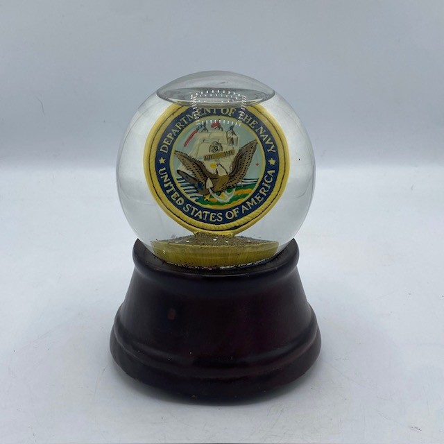 The United States Navy Musical Snow Globe Anchors Aweigh