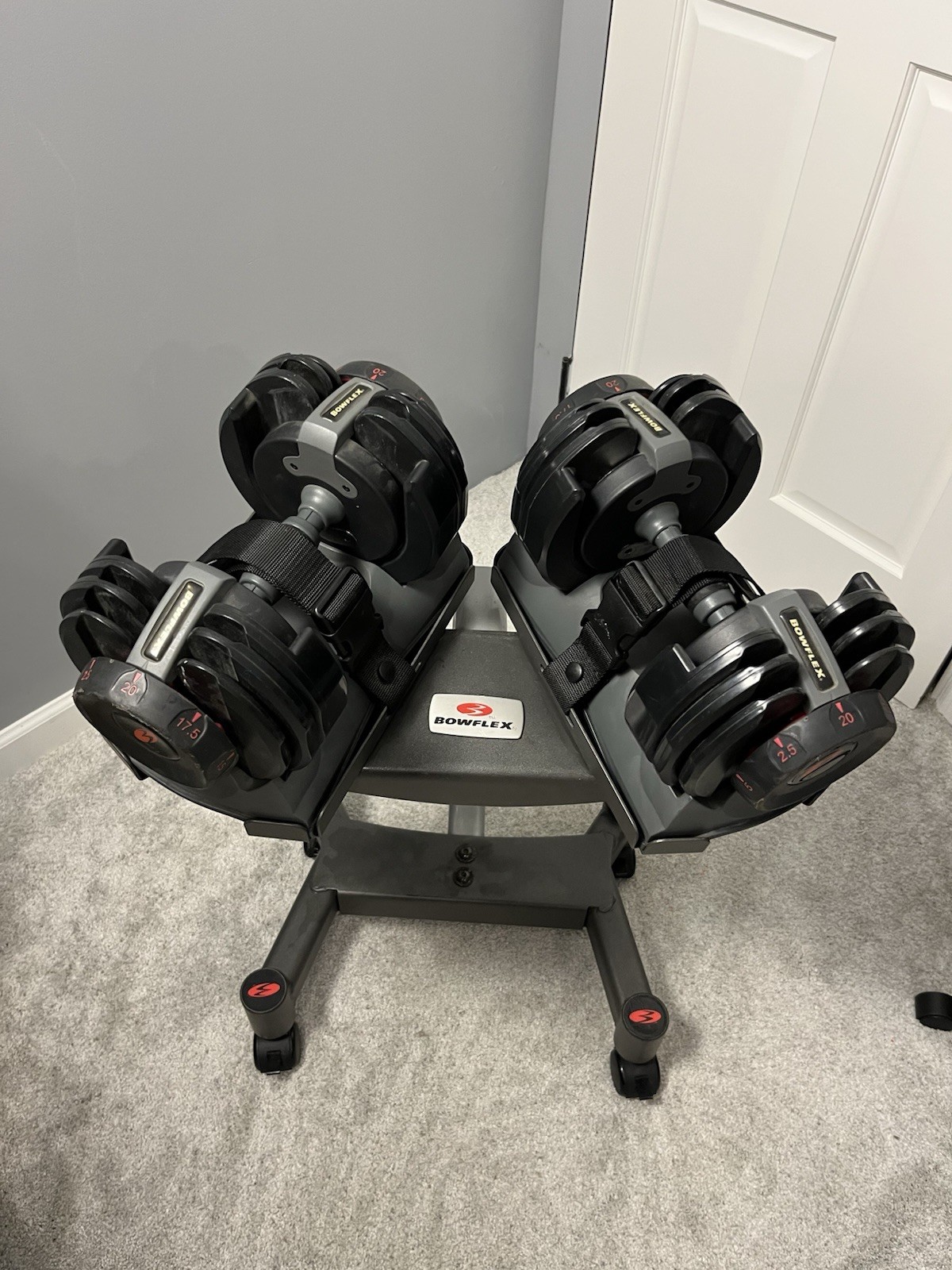 Bowflex SelectTech 220 2.5-20lbs Adjustable Dumbbells with Stand