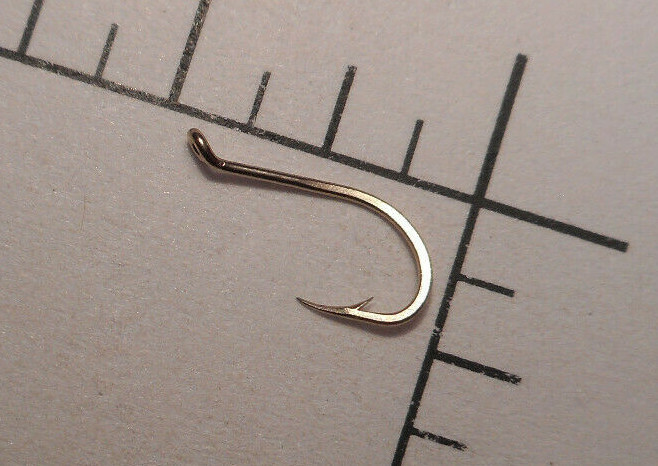 MUSTAD TROUT HOOKS #12  FLY/ BAIT BEAK FORGED REVERSED NICKELPLATED EX LONG 9561