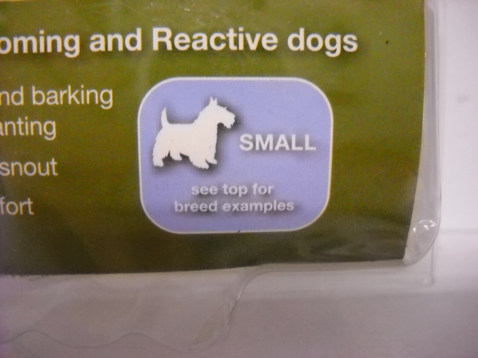 New Petsafe Muzzle Small Breeds, Black Padded for Comfort & Adjustable MUZ-S-BLK