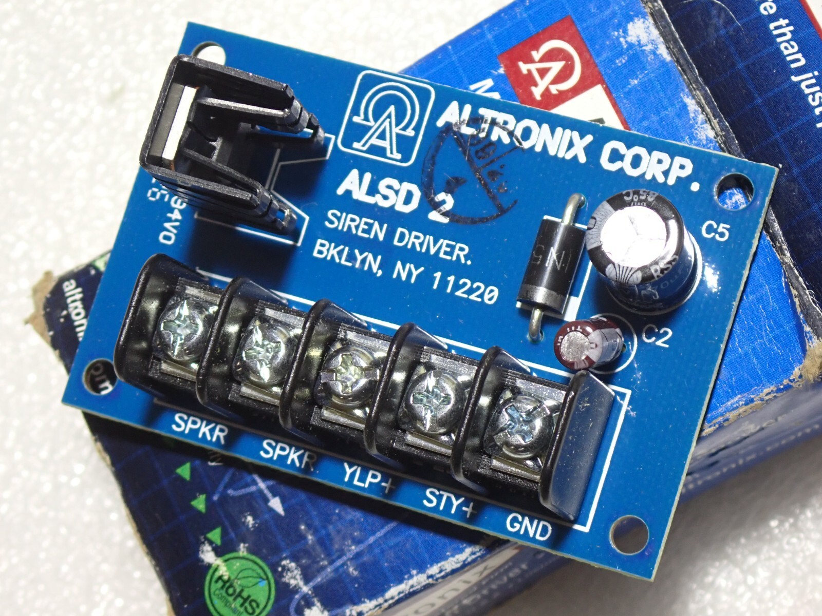 Altronix ALSD2 Dual Channel Siren Driver NEW