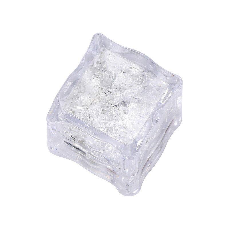 24Pcs LED Light Ice Cubes Liquid Sensor Luminous For Party Wedding Pond Bath