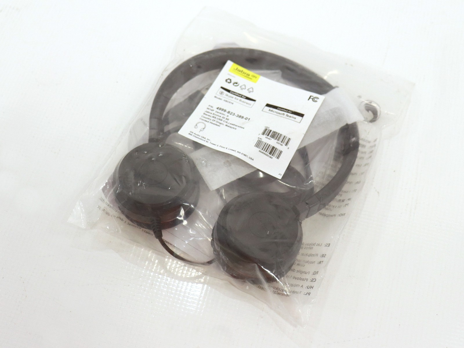 Jabra Evolve 20 SE 4999-823-389-01 (HSC016) USB/USB-C Black Headset