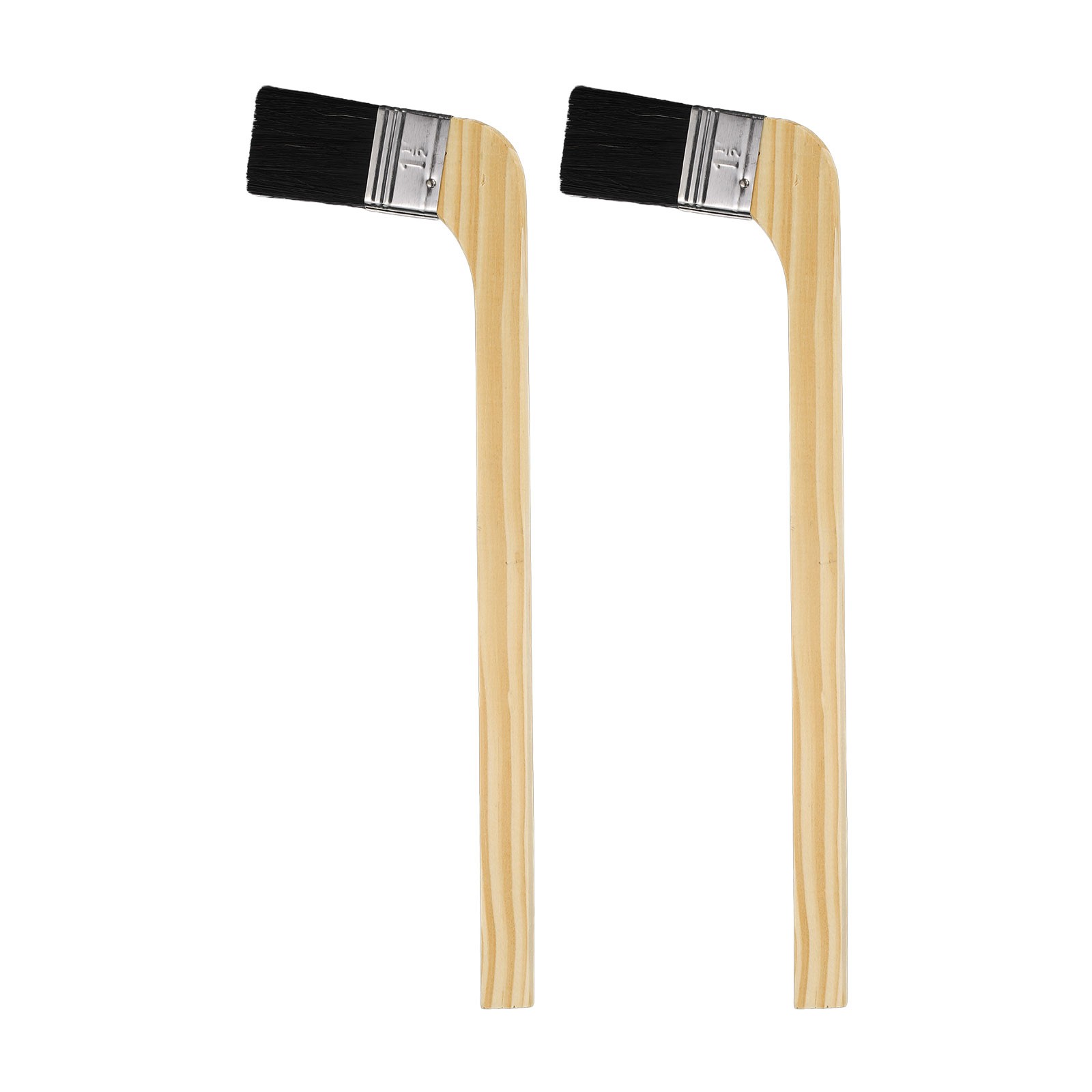 2Pack Paint Brush 1.5" Radiator Paint Brush Black