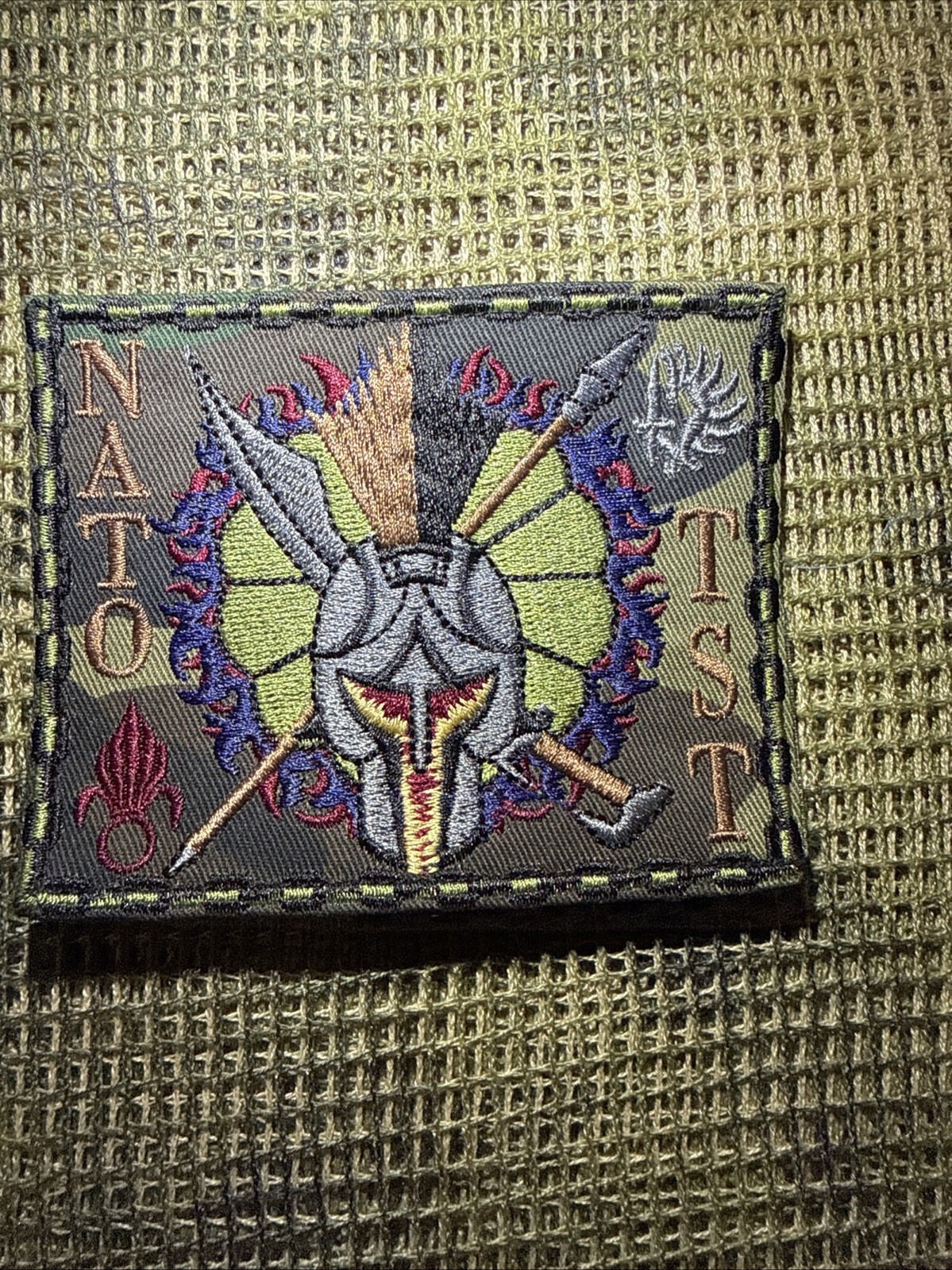 French Army NATO TST Commando Afgan War Patch -ODG Camo Patch