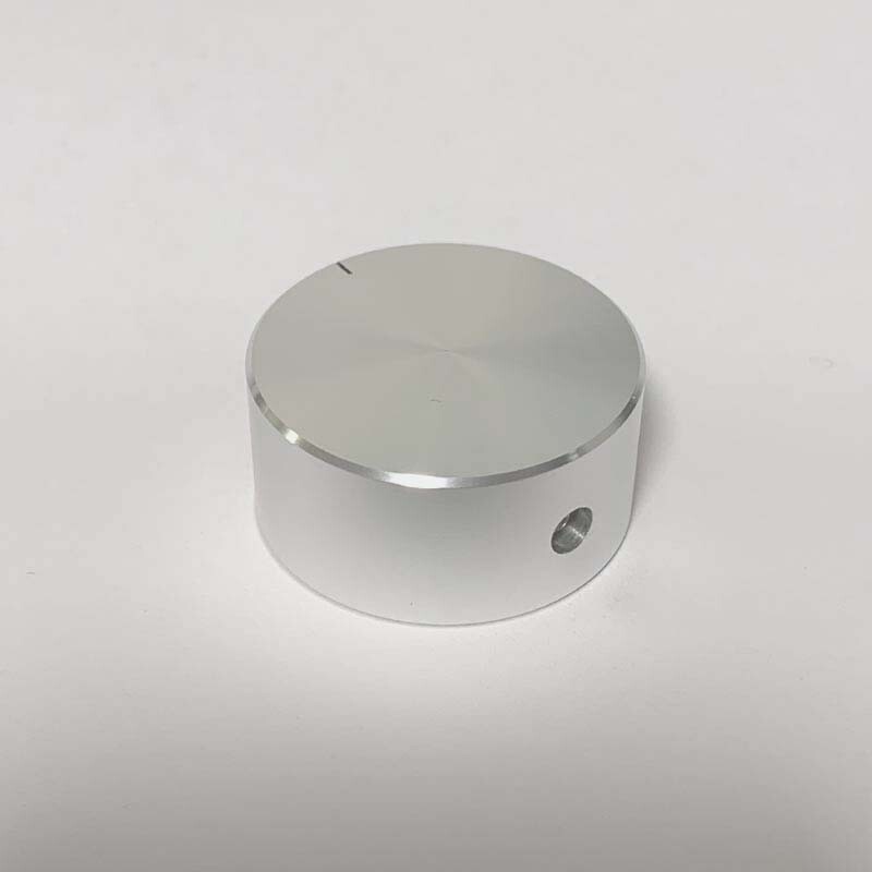 HIFI Aluminum Silver Knob 32*15 Amplifier DAC Audio Volume Potentiometer Knobs