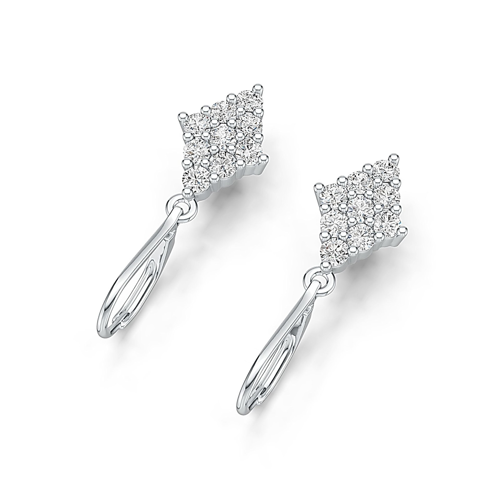 Sterling Silver Semi Mount Earrings Setting Round RD 2.6mm
