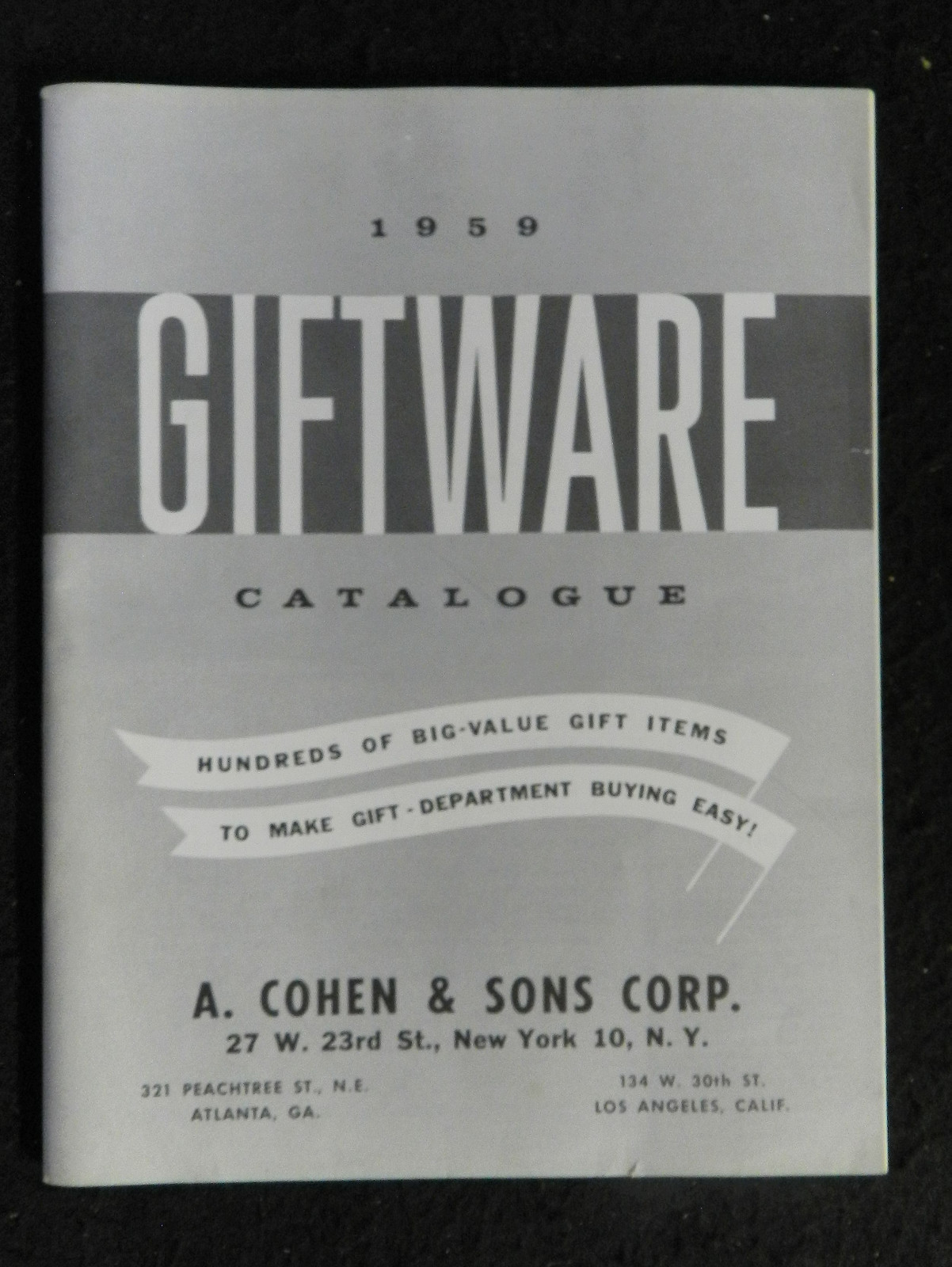 1959 GIFTWARE CATALOGUE ORIGINAL CATALOG