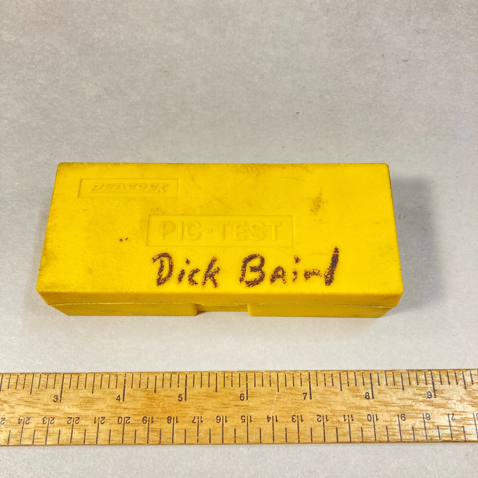 Vintage Peacock Dial Test Indicator Set .0005" #2000 w/ Case Japan