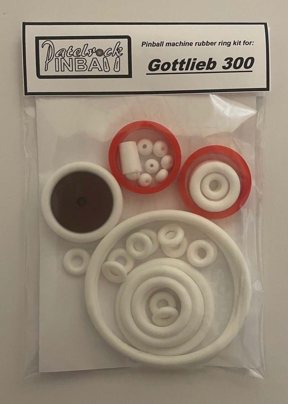 1975 Gottlieb 300 Pinball Machine Rubber Ring Kit