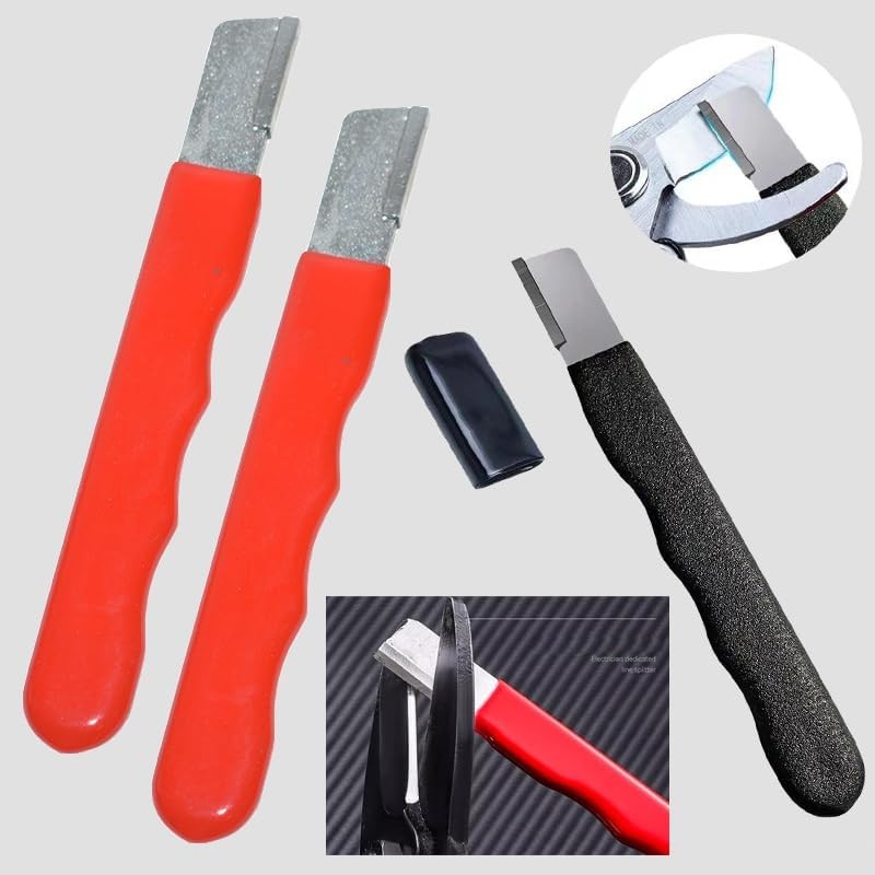Black/red Garden Tool Sharpener QuickGardening Scissors Sharpener for Lawn Mower
