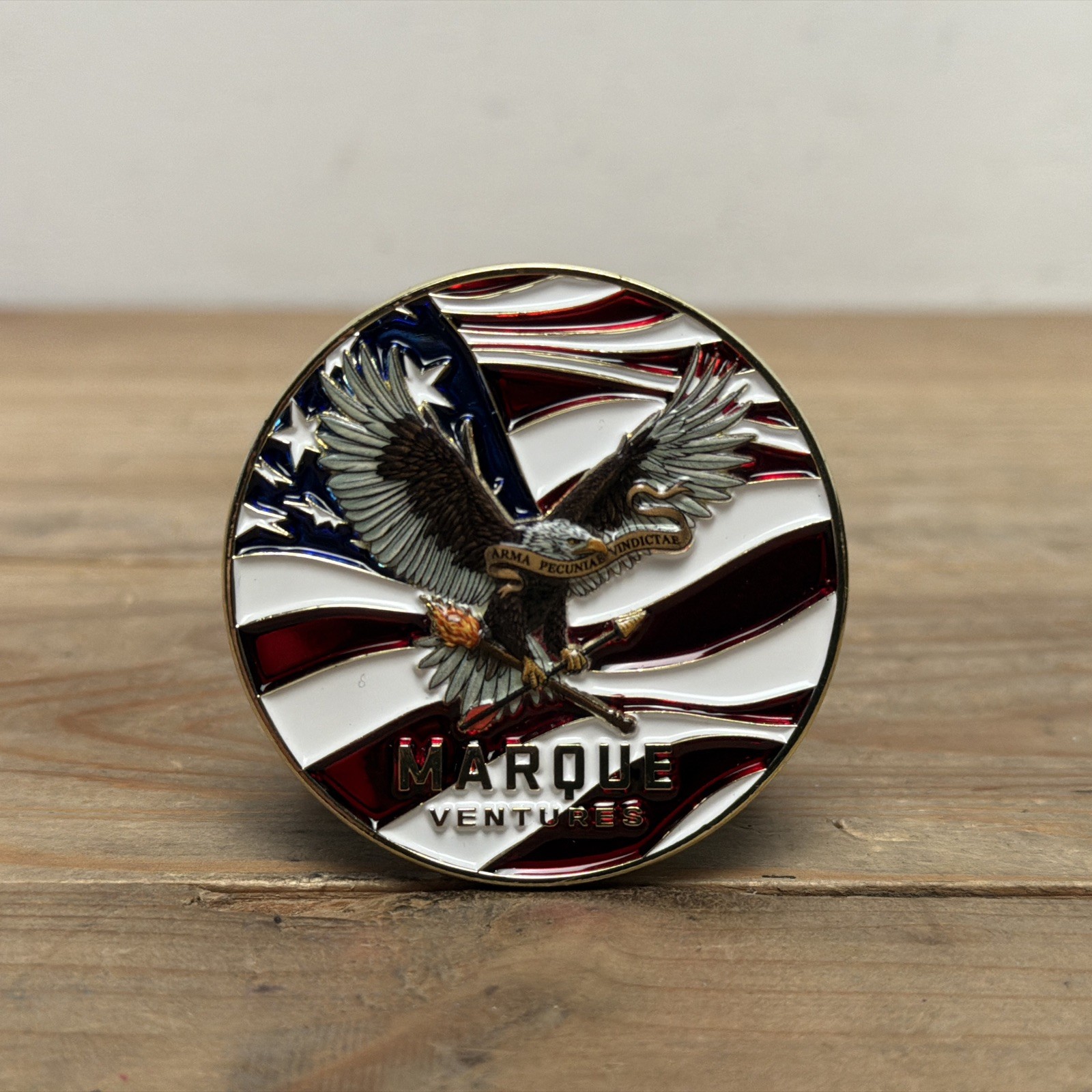 Marque Ventures American Eagle Coin Mermaid Metals 2.25"  NEW