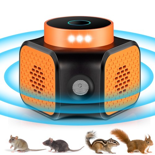 2pcs mosquito repellent outdoor indoor dual channel soundwave mouse traps