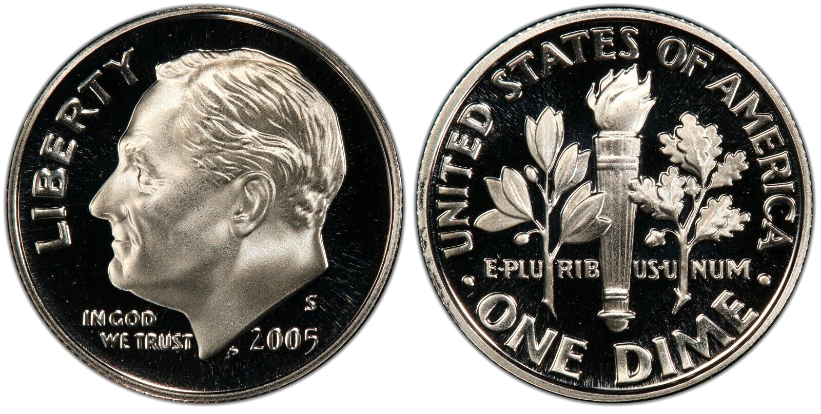 2005 S ROOSEVELT DIME  PROOF from PROOF Set