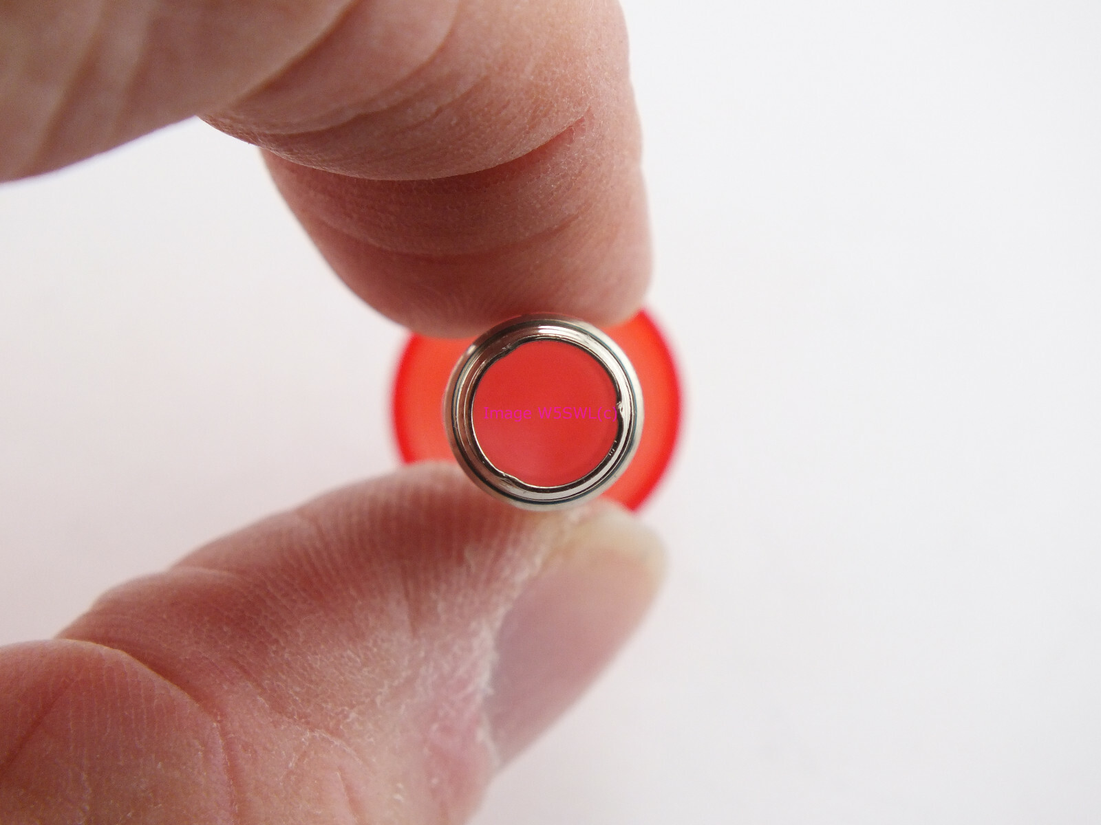 Panel Mount Red Lens Light Tube - Ham Project Building