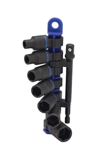 Wiha 72094 8-Piece 3/8" Drive Metric Impact Socket Set