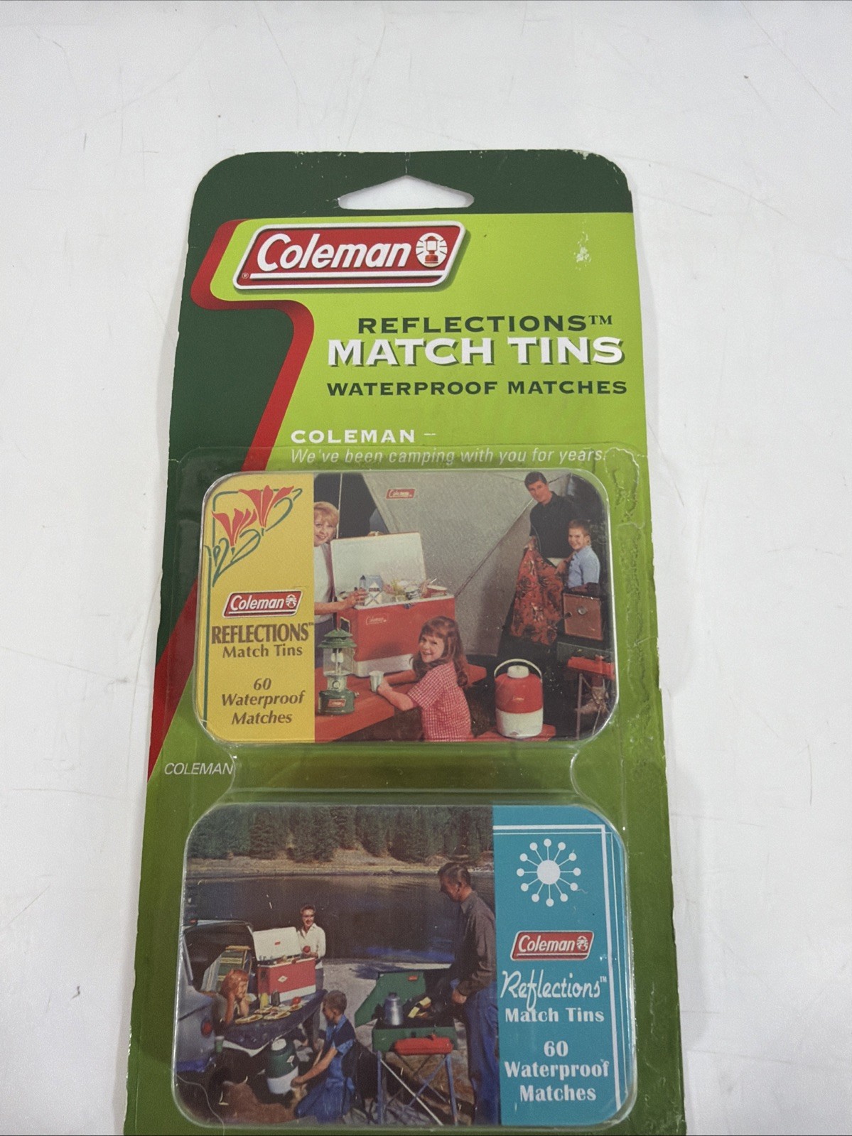 Coleman Reflections Waterproof Matches & Tins New