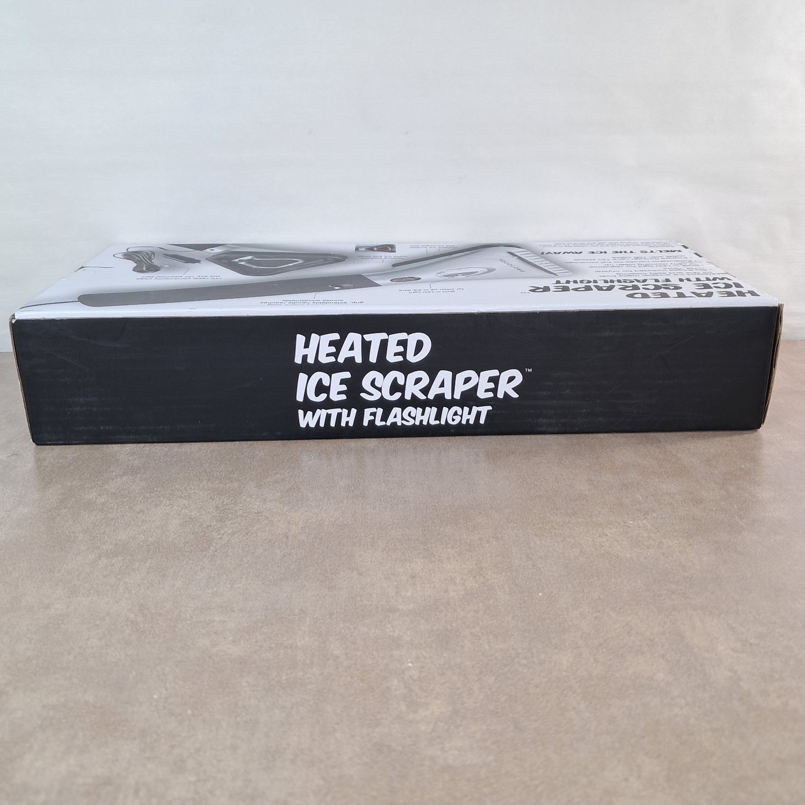Protocol Heated Ice Scraper With Flashlight Extendable Handle 12V New