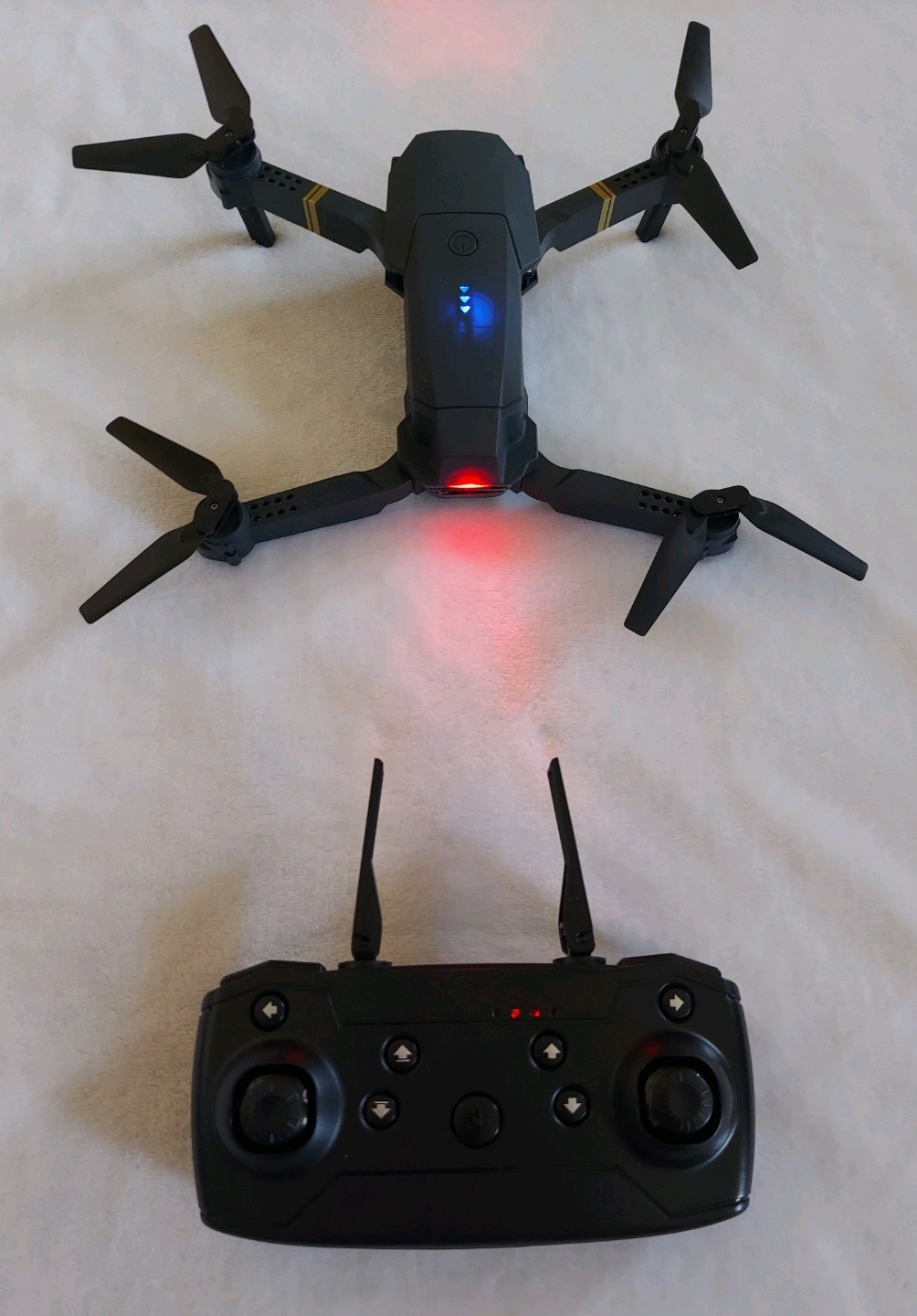 Platinum DRONE 5" Mini Quad Copter Complete Controller Case Extras Works 2.4 Ghz