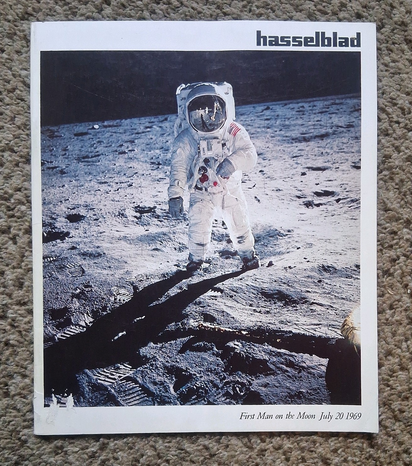 Vintage Advertisement Hasselblad Camera First Man on the Moon Booklet 1970 NASA