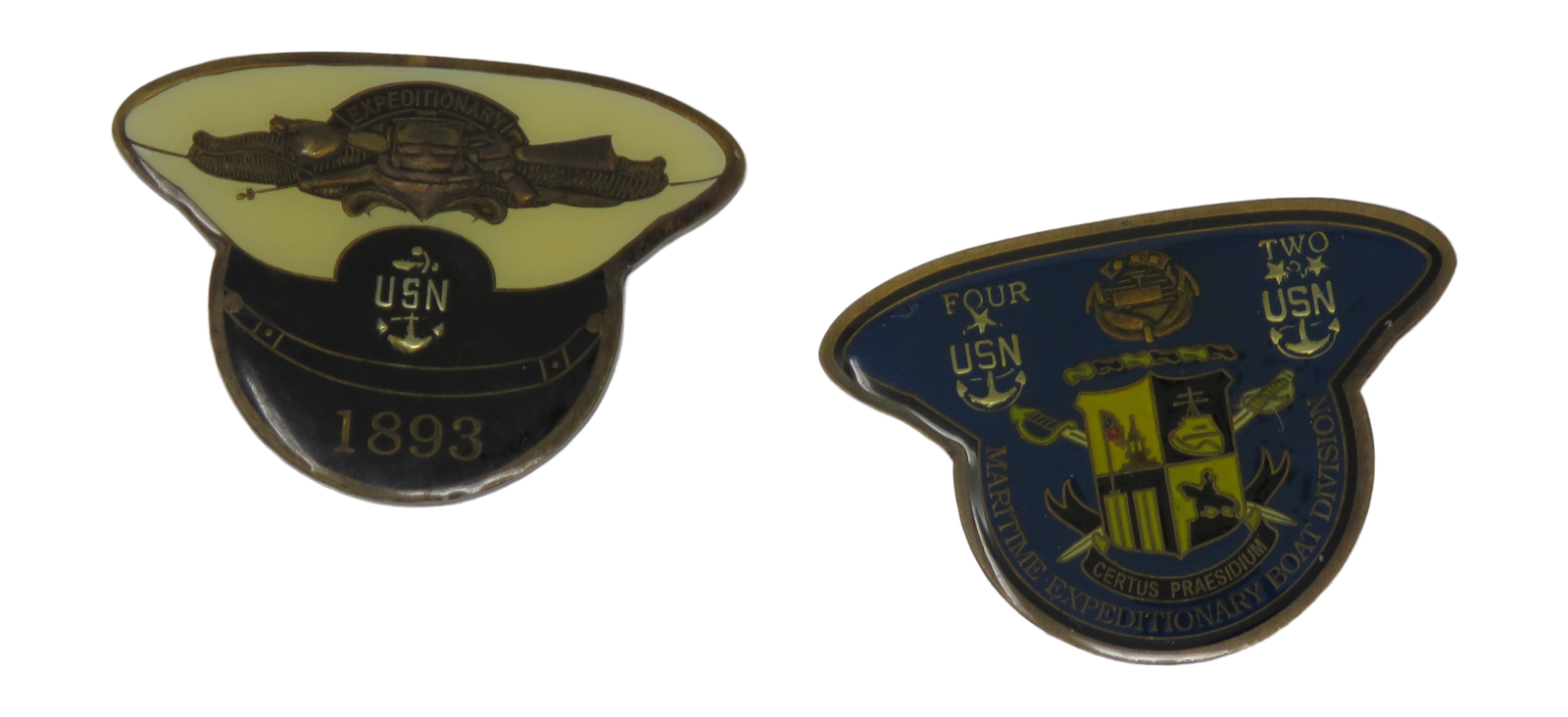 USN Maritime Expeditionary Boat Division Challenge Coin
