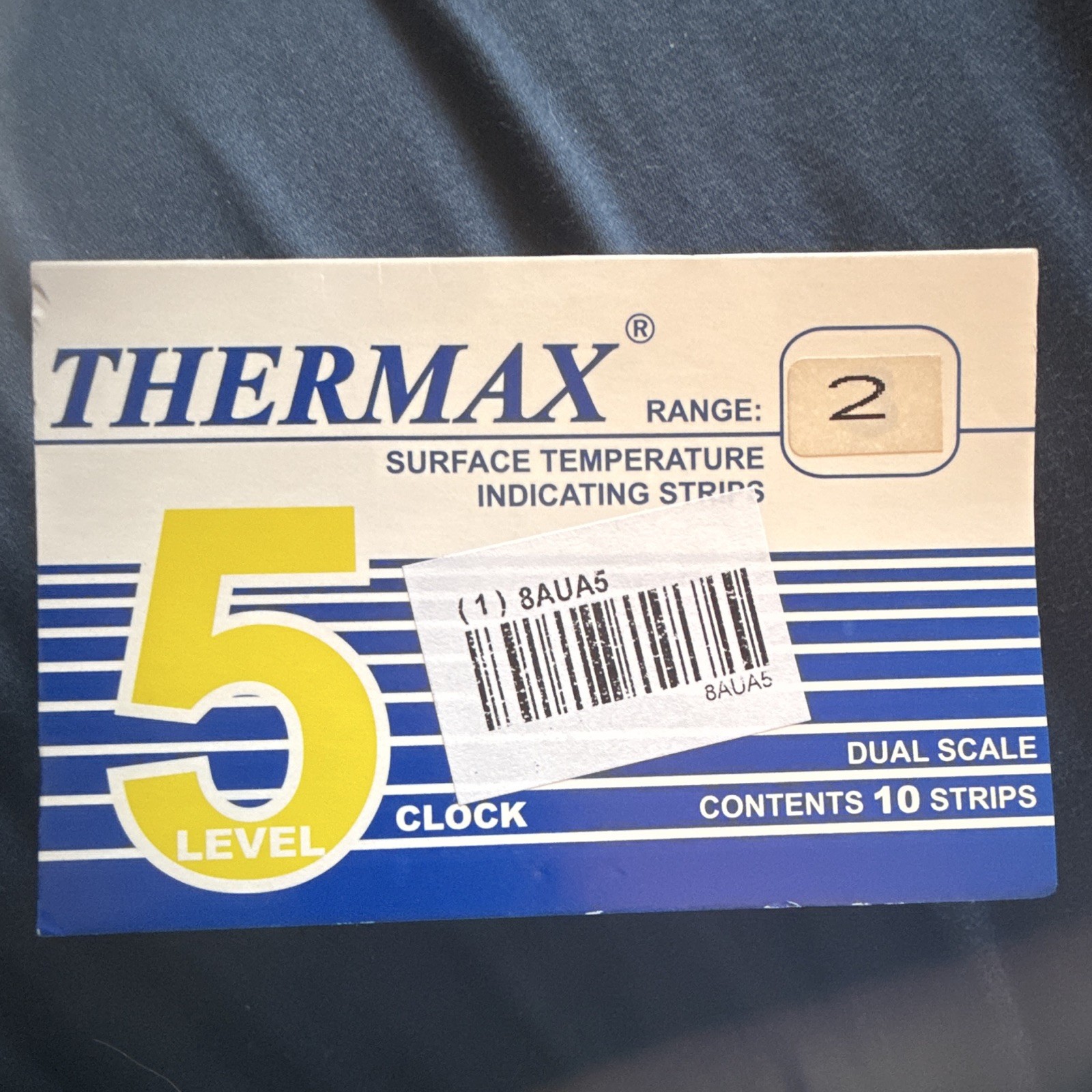 Thermax Range 2 Temp Indicating Strips 5-Level Dual Scale 10pk